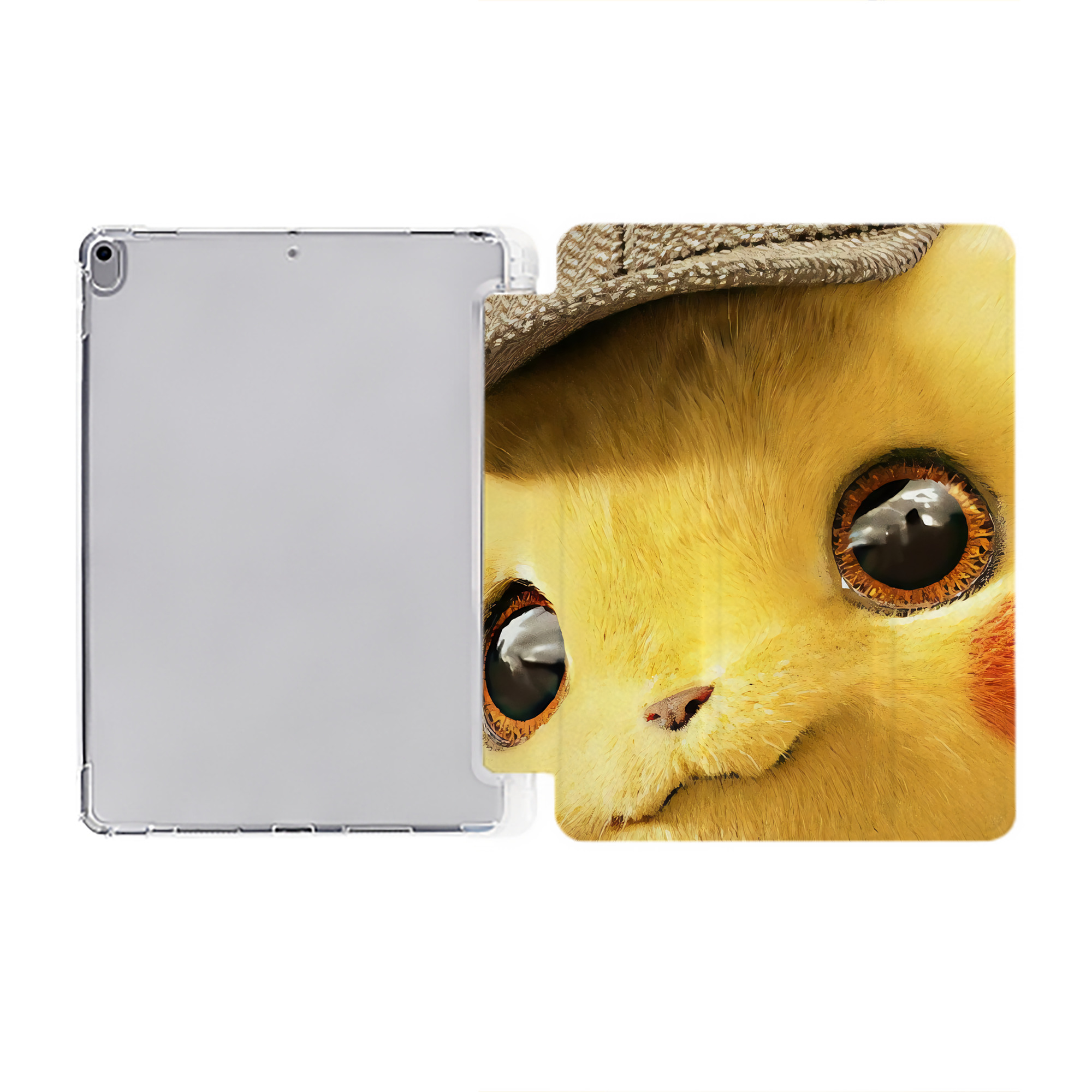 （画像用） ポケットモンスター Pokémon IPad ケース ペン収納付き 三つ折りスタンド PUレザー×シリコン 対応機種9.5/10.5/10.9インチ